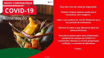 DGS publica o manual “Orientações na área da alimentação”